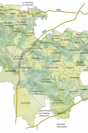 carte PNR 55 communes
